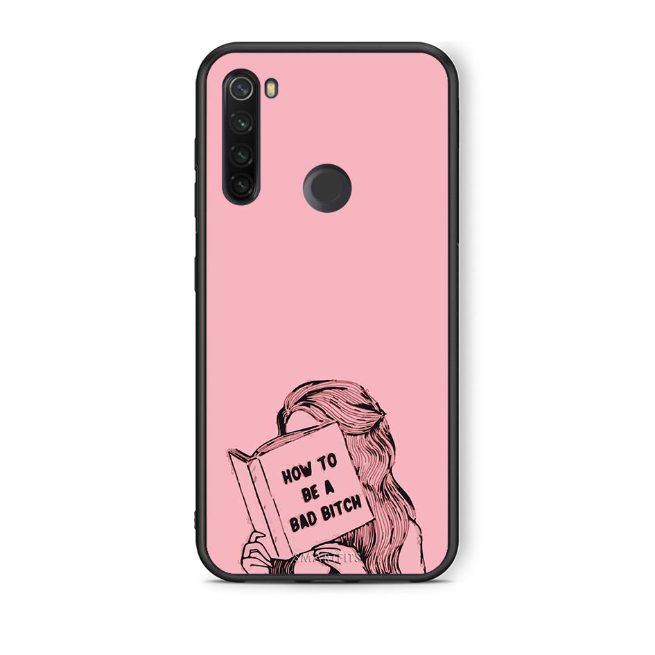 Xiaomi Redmi Note 8T Bad Bitch θήκη από τη Smartfits με σχέδιο στο πίσω μέρος και μαύρο περίβλημα | Smartphone case with colorful back and black bezels by Smartfits