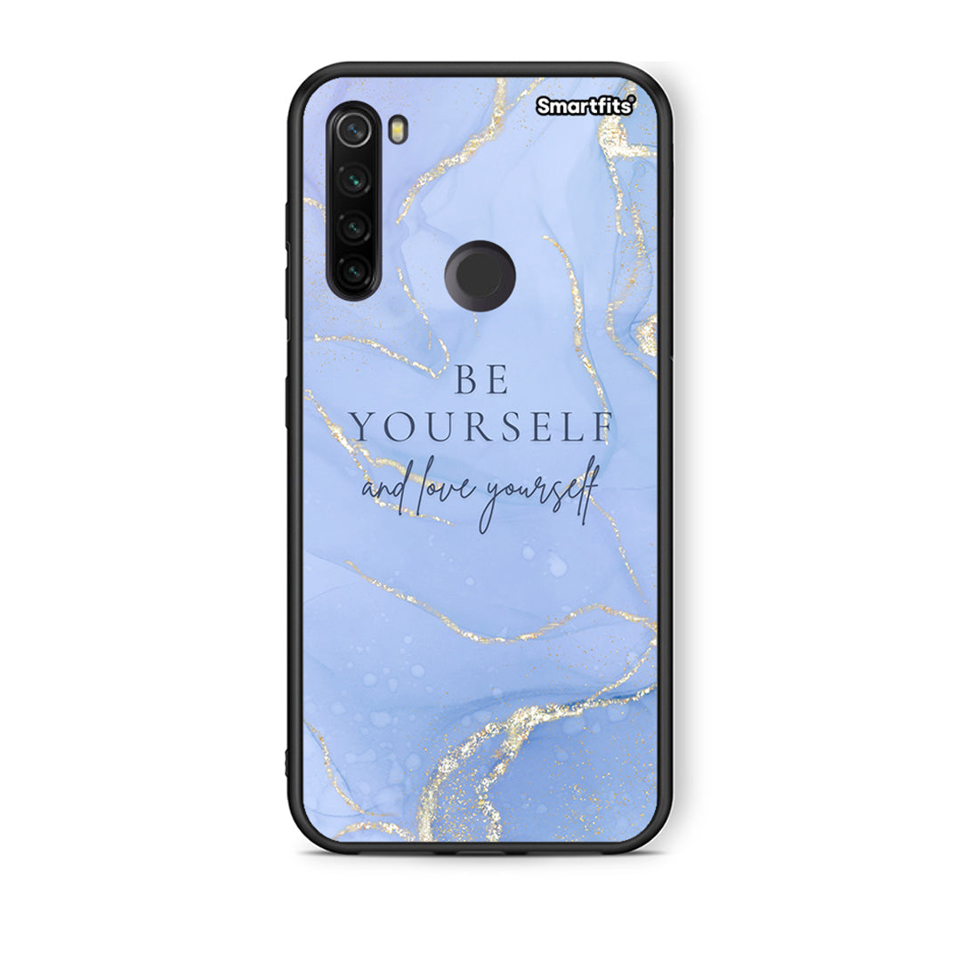 Xiaomi Redmi Note 8T Be Yourself θήκη από τη Smartfits με σχέδιο στο πίσω μέρος και μαύρο περίβλημα | Smartphone case with colorful back and black bezels by Smartfits