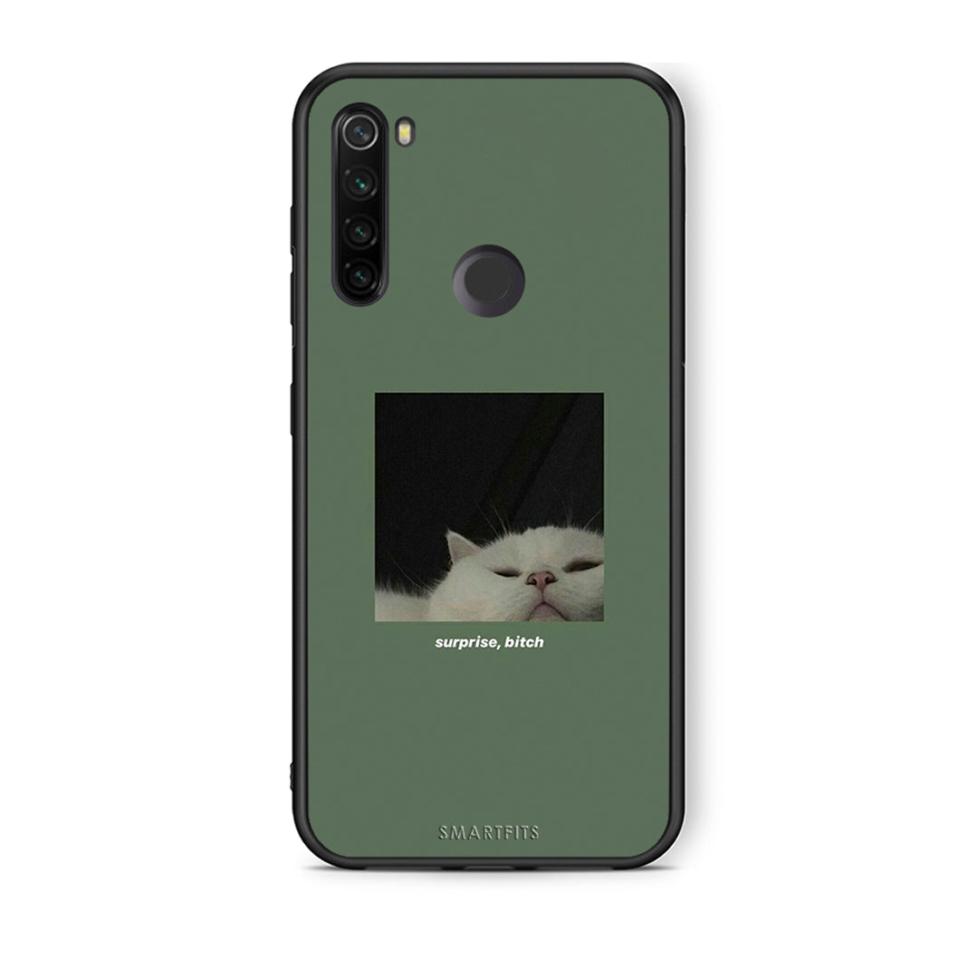 Xiaomi Redmi Note 8T Bitch Surprise θήκη από τη Smartfits με σχέδιο στο πίσω μέρος και μαύρο περίβλημα | Smartphone case with colorful back and black bezels by Smartfits