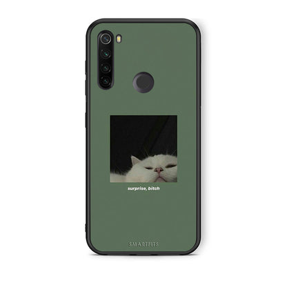 Xiaomi Redmi Note 8T Bitch Surprise θήκη από τη Smartfits με σχέδιο στο πίσω μέρος και μαύρο περίβλημα | Smartphone case with colorful back and black bezels by Smartfits
