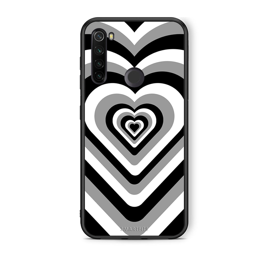 Xiaomi Redmi Note 8T Black Hearts θήκη από τη Smartfits με σχέδιο στο πίσω μέρος και μαύρο περίβλημα | Smartphone case with colorful back and black bezels by Smartfits