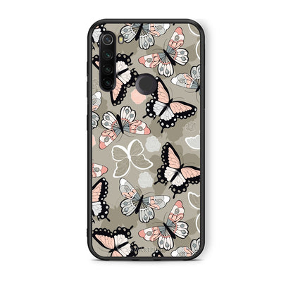 135 - Xiaomi Redmi Note 8T Butterflies Boho case, cover, bumper