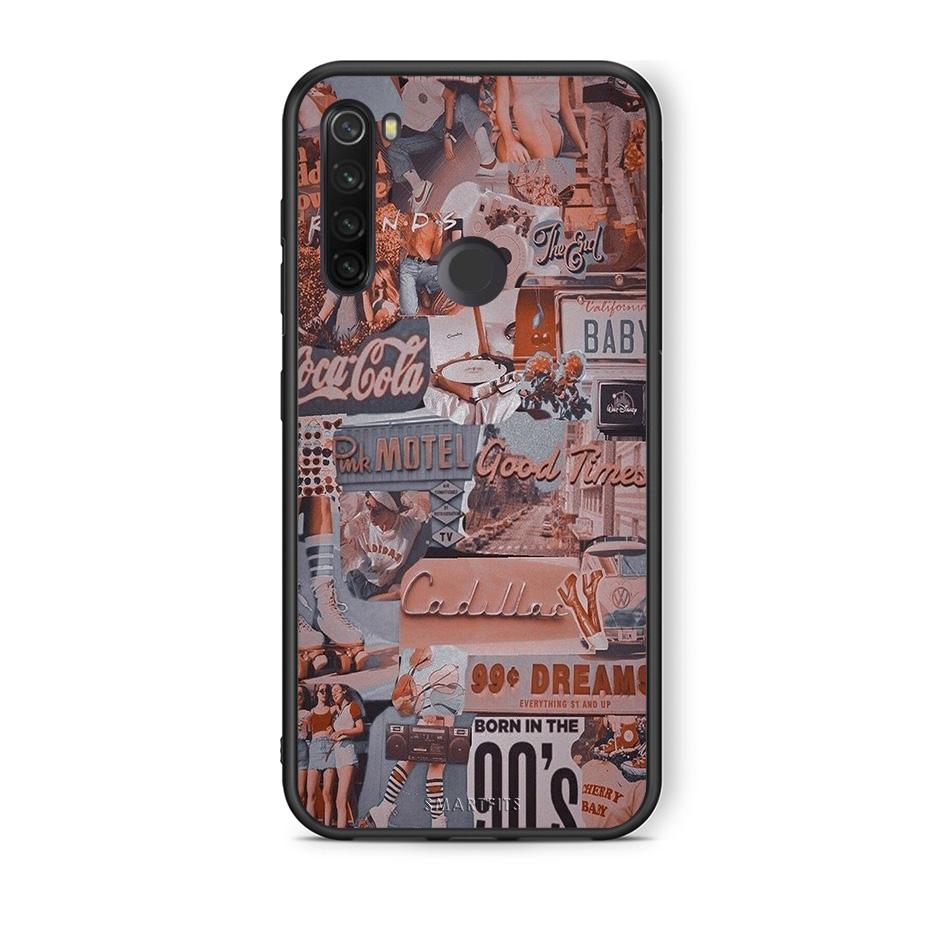 Xiaomi Redmi Note 8T Born In 90s θήκη από τη Smartfits με σχέδιο στο πίσω μέρος και μαύρο περίβλημα | Smartphone case with colorful back and black bezels by Smartfits