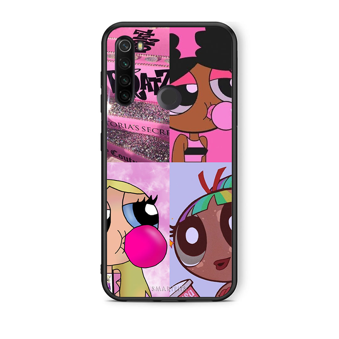 Xiaomi Redmi Note 8T Bubble Girls θήκη από τη Smartfits με σχέδιο στο πίσω μέρος και μαύρο περίβλημα | Smartphone case with colorful back and black bezels by Smartfits