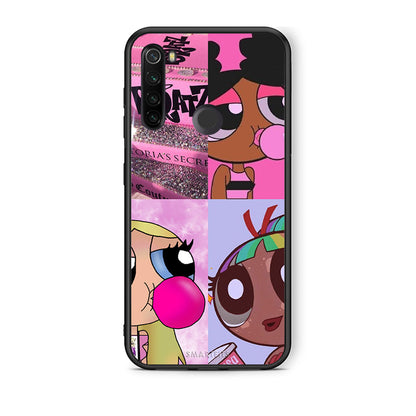 Xiaomi Redmi Note 8T Bubble Girls θήκη από τη Smartfits με σχέδιο στο πίσω μέρος και μαύρο περίβλημα | Smartphone case with colorful back and black bezels by Smartfits