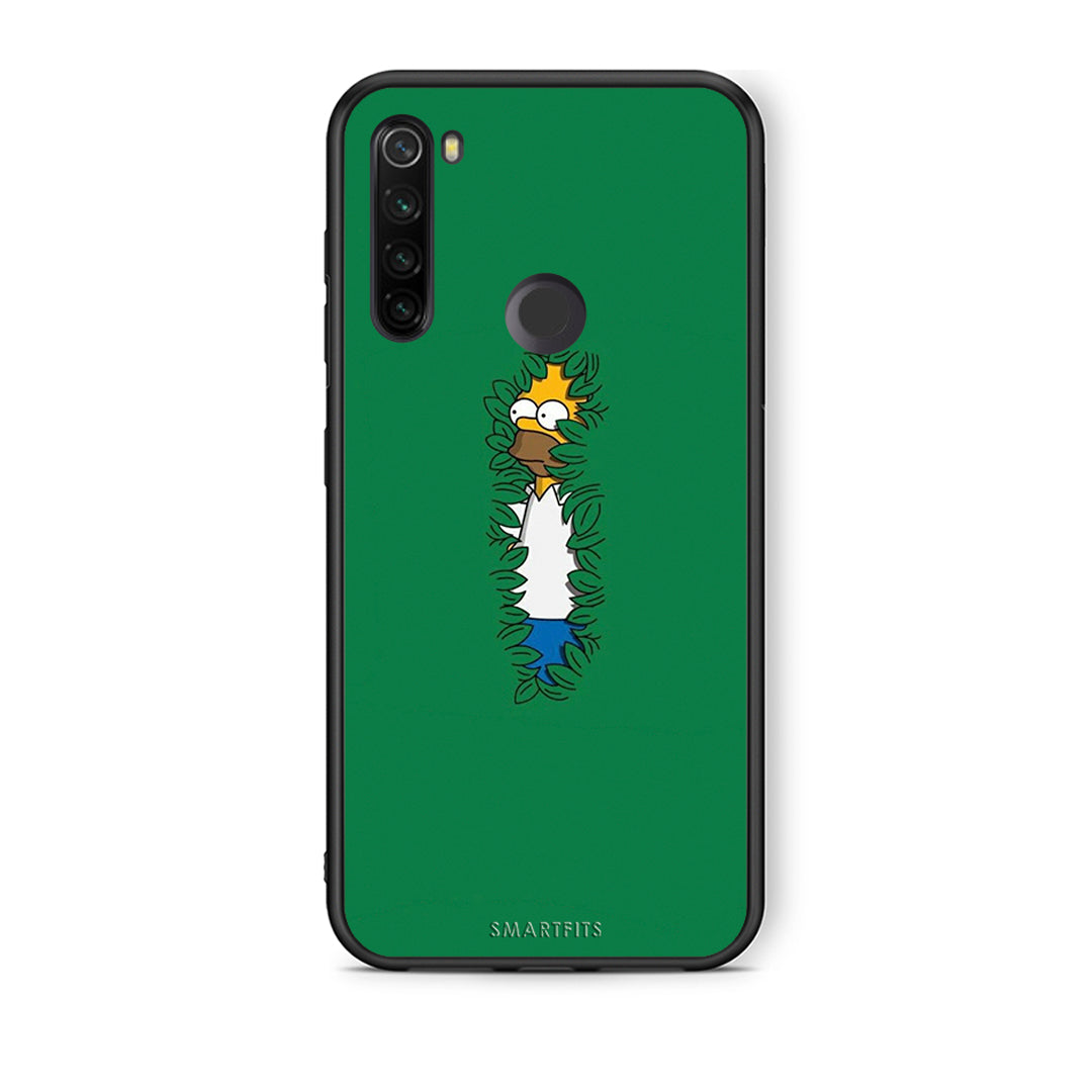 Xiaomi Redmi Note 8T Bush Man Θήκη Αγίου Βαλεντίνου από τη Smartfits με σχέδιο στο πίσω μέρος και μαύρο περίβλημα | Smartphone case with colorful back and black bezels by Smartfits