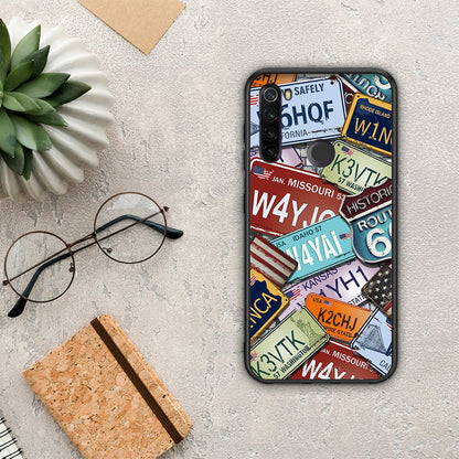 Car Plates - Xiaomi Redmi Note 8T θήκη