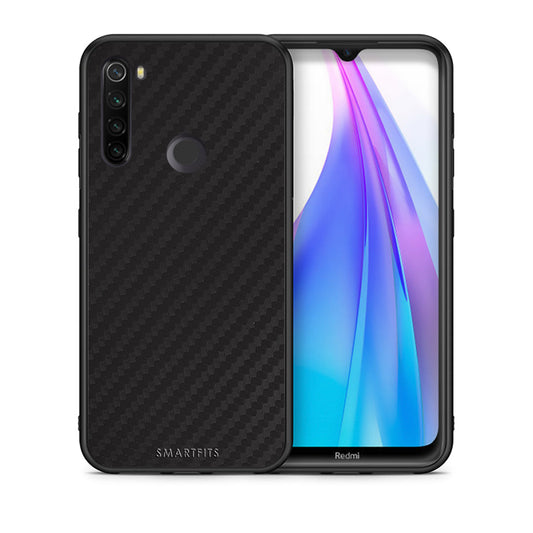 Θήκη Xiaomi Redmi Note 8T Carbon Black από τη Smartfits με σχέδιο στο πίσω μέρος και μαύρο περίβλημα | Xiaomi Redmi Note 8 Carbon Black case with colorful back and black bezels