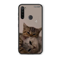 Thumbnail for Xiaomi Redmi Note 8T Cats In Love θήκη από τη Smartfits με σχέδιο στο πίσω μέρος και μαύρο περίβλημα | Smartphone case with colorful back and black bezels by Smartfits