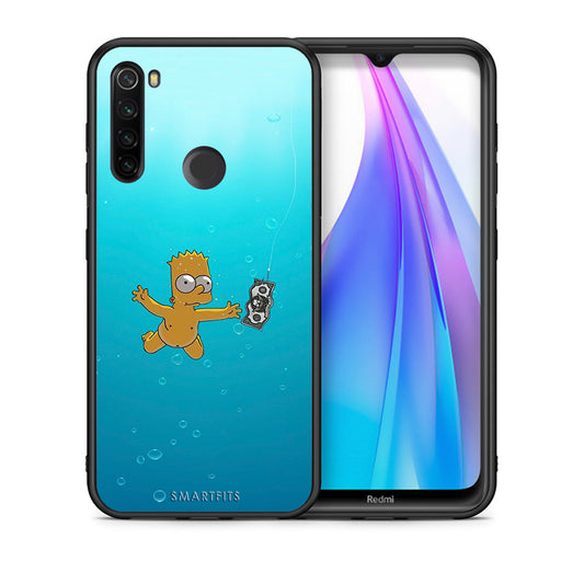 Θήκη Xiaomi Redmi Note 8T Chasing Money από τη Smartfits με σχέδιο στο πίσω μέρος και μαύρο περίβλημα | Xiaomi Redmi Note 8 Chasing Money case with colorful back and black bezels