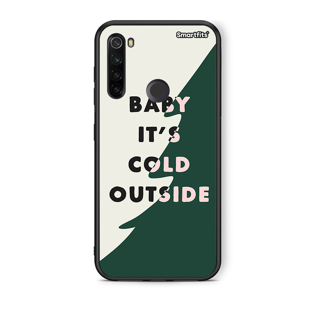 Xiaomi Redmi Note 8T Cold Outside θήκη από τη Smartfits με σχέδιο στο πίσω μέρος και μαύρο περίβλημα | Smartphone case with colorful back and black bezels by Smartfits