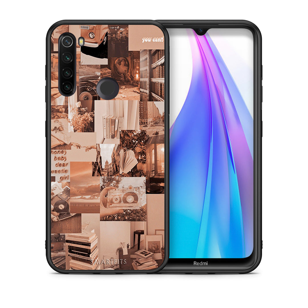 Θήκη Xiaomi Redmi Note 8T Collage You Can από τη Smartfits με σχέδιο στο πίσω μέρος και μαύρο περίβλημα | Xiaomi Redmi Note 8 Collage You Can case with colorful back and black bezels