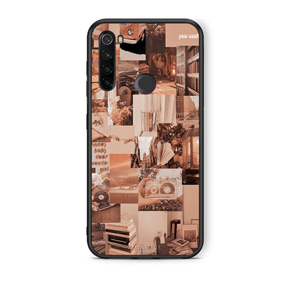 Xiaomi Redmi Note 8T Collage You Can θήκη από τη Smartfits με σχέδιο στο πίσω μέρος και μαύρο περίβλημα | Smartphone case with colorful back and black bezels by Smartfits