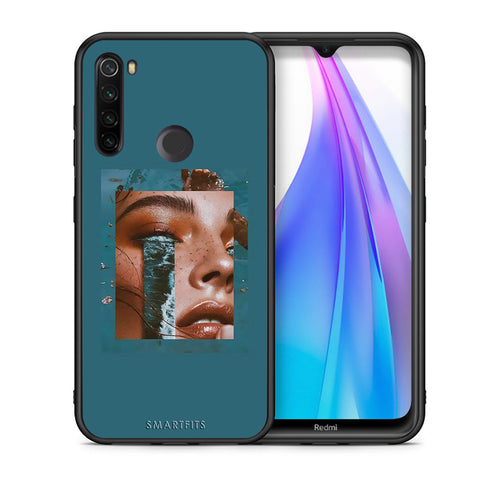 Θήκη Xiaomi Redmi Note 8T Cry An Ocean από τη Smartfits με σχέδιο στο πίσω μέρος και μαύρο περίβλημα | Xiaomi Redmi Note 8 Cry An Ocean case with colorful back and black bezels