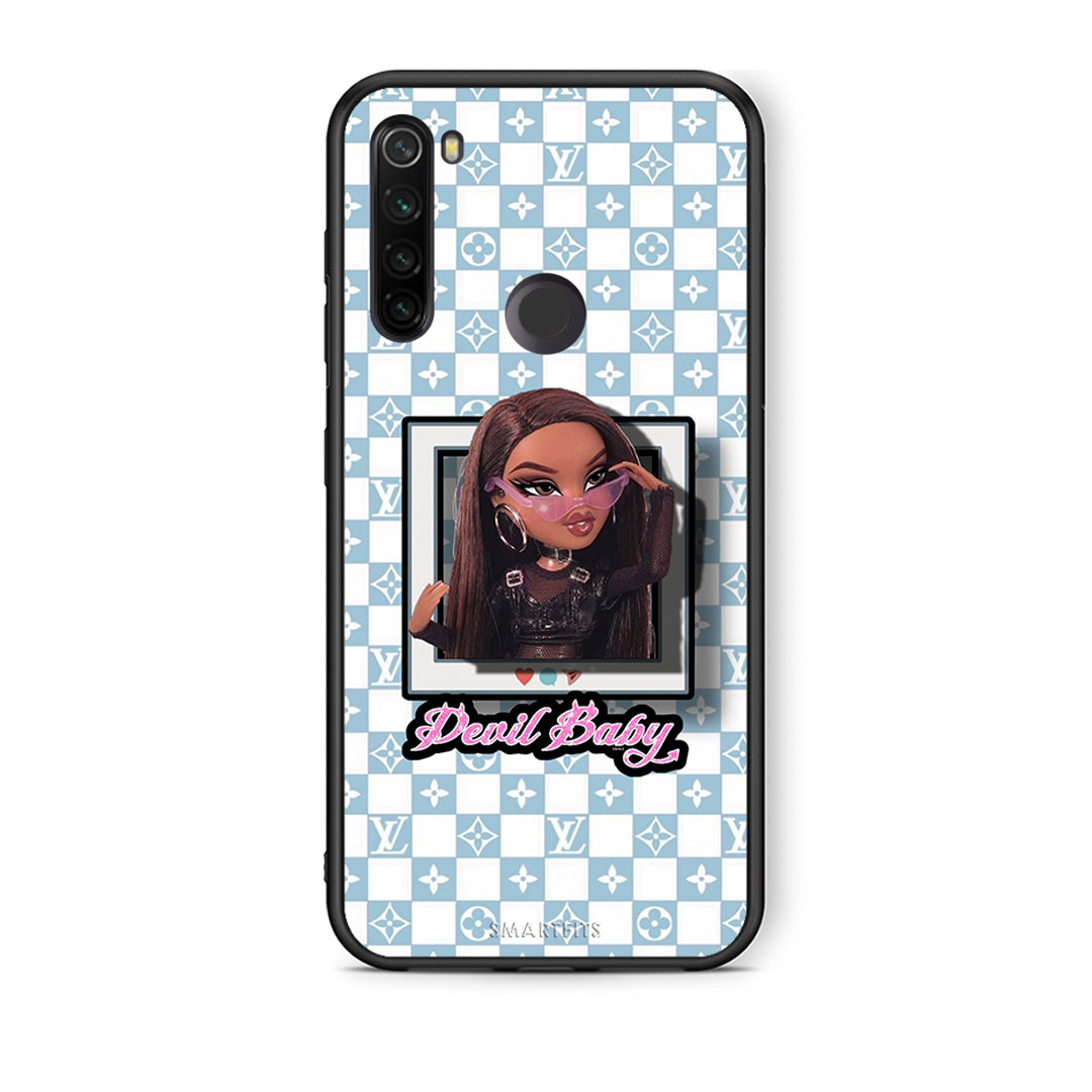Xiaomi Redmi Note 8T Devil Baby θήκη από τη Smartfits με σχέδιο στο πίσω μέρος και μαύρο περίβλημα | Smartphone case with colorful back and black bezels by Smartfits