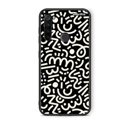 Xiaomi Redmi Note 8T Doodle Art θήκη από τη Smartfits με σχέδιο στο πίσω μέρος και μαύρο περίβλημα | Smartphone case with colorful back and black bezels by Smartfits