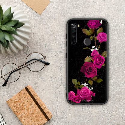 Flower Red Roses - Xiaomi Redmi Note 8T θήκη