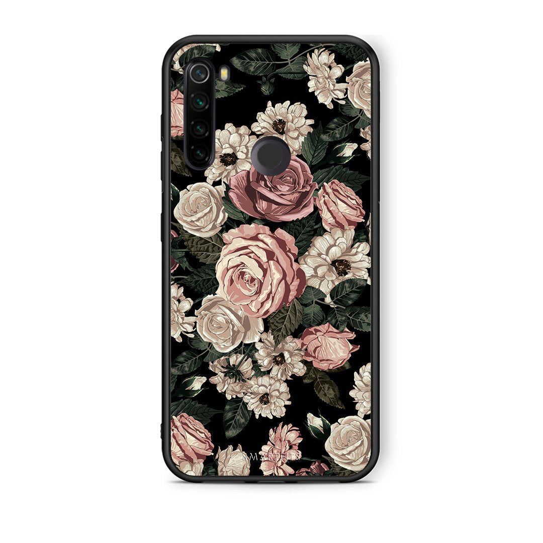 4 - Xiaomi Redmi Note 8T Wild Roses Flower case, cover, bumper