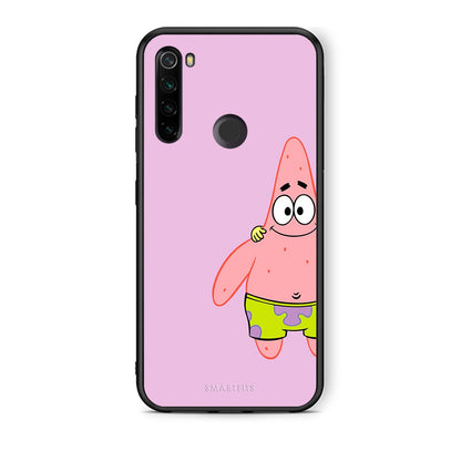 Xiaomi Redmi Note 8T  Friends Patrick θήκη από τη Smartfits με σχέδιο στο πίσω μέρος και μαύρο περίβλημα | Smartphone case with colorful back and black bezels by Smartfits
