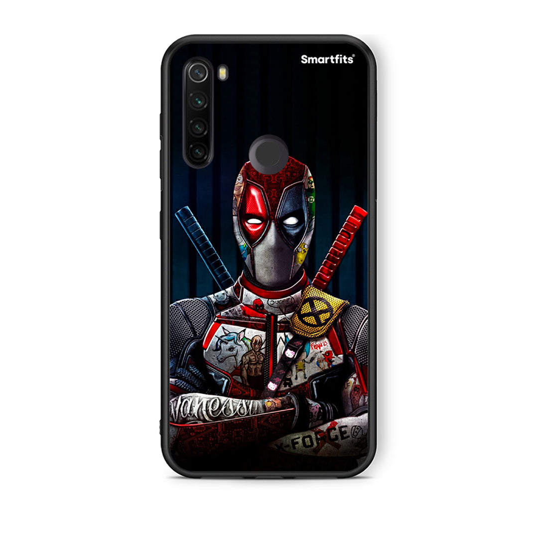 Xiaomi Redmi Note 8T Funny Guy θήκη από τη Smartfits με σχέδιο στο πίσω μέρος και μαύρο περίβλημα | Smartphone case with colorful back and black bezels by Smartfits