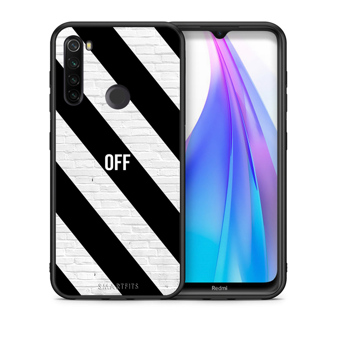 Θήκη Xiaomi Redmi Note 8T Get Off από τη Smartfits με σχέδιο στο πίσω μέρος και μαύρο περίβλημα | Xiaomi Redmi Note 8 Get Off case with colorful back and black bezels