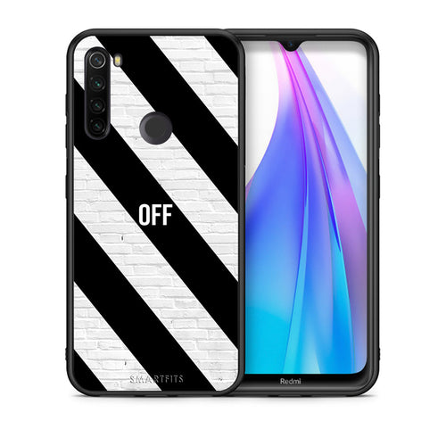 Θήκη Xiaomi Redmi Note 8T Get Off από τη Smartfits με σχέδιο στο πίσω μέρος και μαύρο περίβλημα | Xiaomi Redmi Note 8 Get Off case with colorful back and black bezels