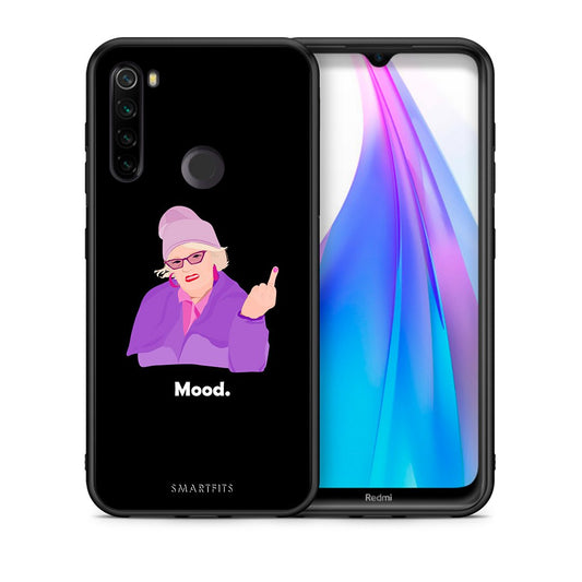 Θήκη Xiaomi Redmi Note 8T Grandma Mood Black από τη Smartfits με σχέδιο στο πίσω μέρος και μαύρο περίβλημα | Xiaomi Redmi Note 8 Grandma Mood Black case with colorful back and black bezels
