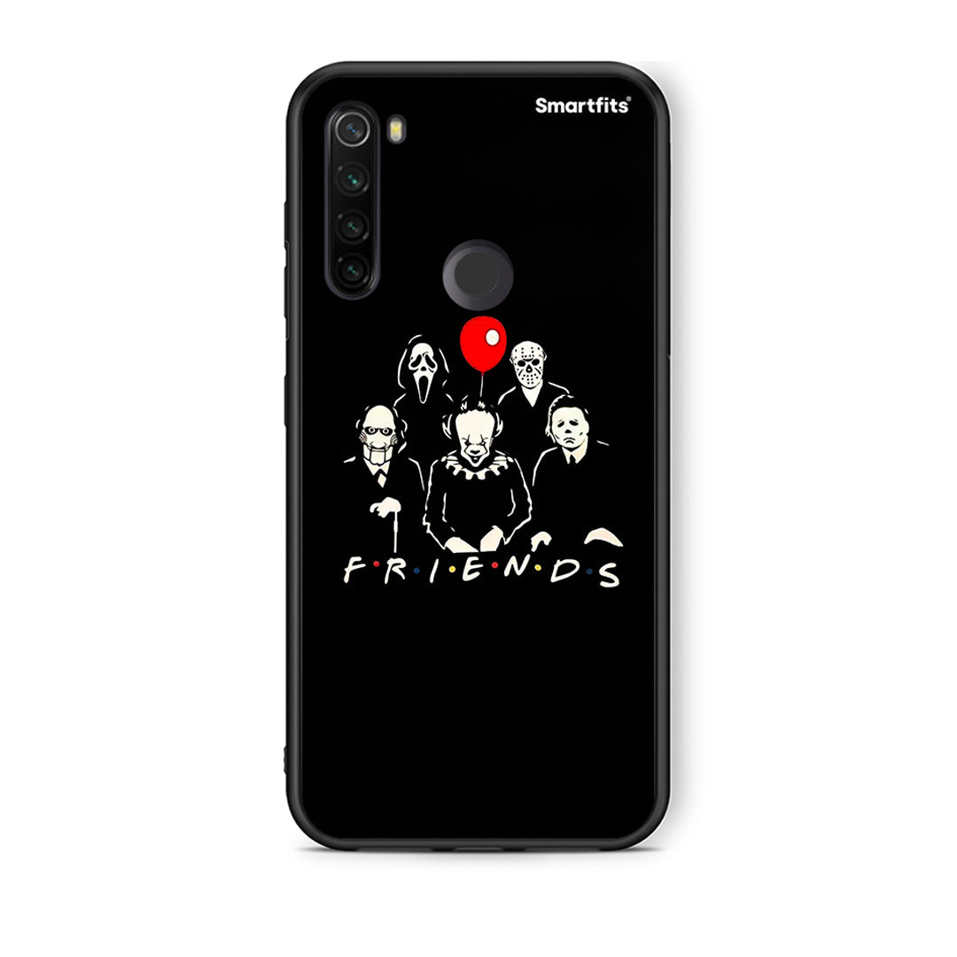 Xiaomi Redmi Note 8T Halloween Friends θήκη από τη Smartfits με σχέδιο στο πίσω μέρος και μαύρο περίβλημα | Smartphone case with colorful back and black bezels by Smartfits