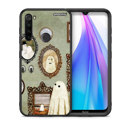 Θήκη Xiaomi Redmi Note 8T Halloween Ghost Season από τη Smartfits με σχέδιο στο πίσω μέρος και μαύρο περίβλημα | Xiaomi Redmi Note 8 Halloween Ghost Season case with colorful back and black bezels