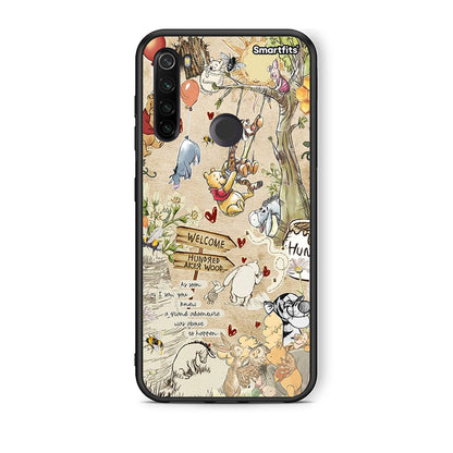 Xiaomi Redmi Note 8T Happy Friends θήκη από τη Smartfits με σχέδιο στο πίσω μέρος και μαύρο περίβλημα | Smartphone case with colorful back and black bezels by Smartfits