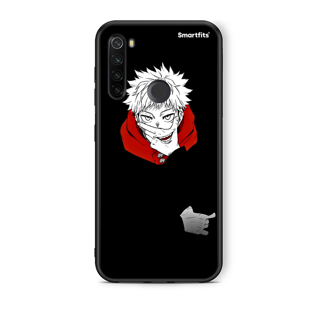 Xiaomi Redmi Note 8T Itadori Anime θήκη από τη Smartfits με σχέδιο στο πίσω μέρος και μαύρο περίβλημα | Smartphone case with colorful back and black bezels by Smartfits