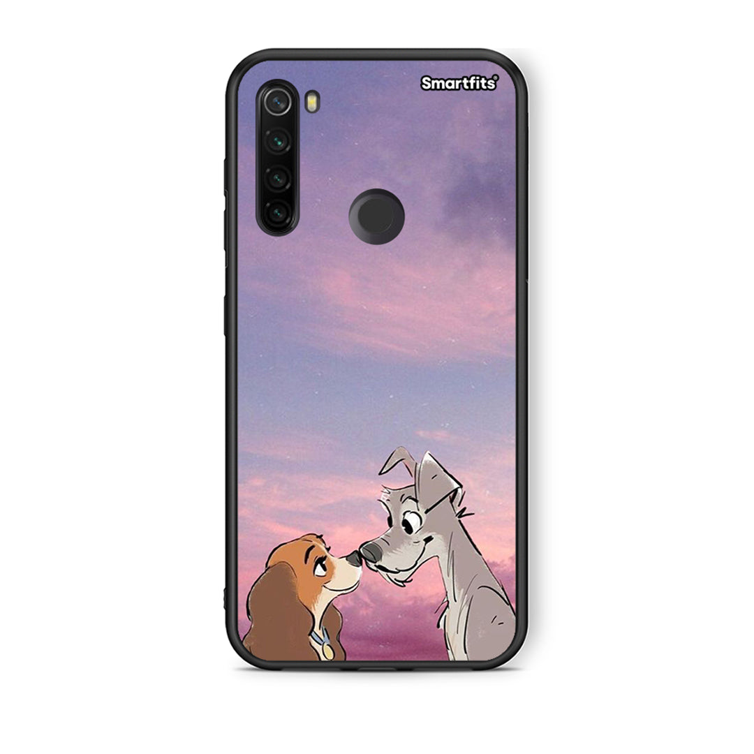 Xiaomi Redmi Note 8T Lady And Tramp θήκη από τη Smartfits με σχέδιο στο πίσω μέρος και μαύρο περίβλημα | Smartphone case with colorful back and black bezels by Smartfits