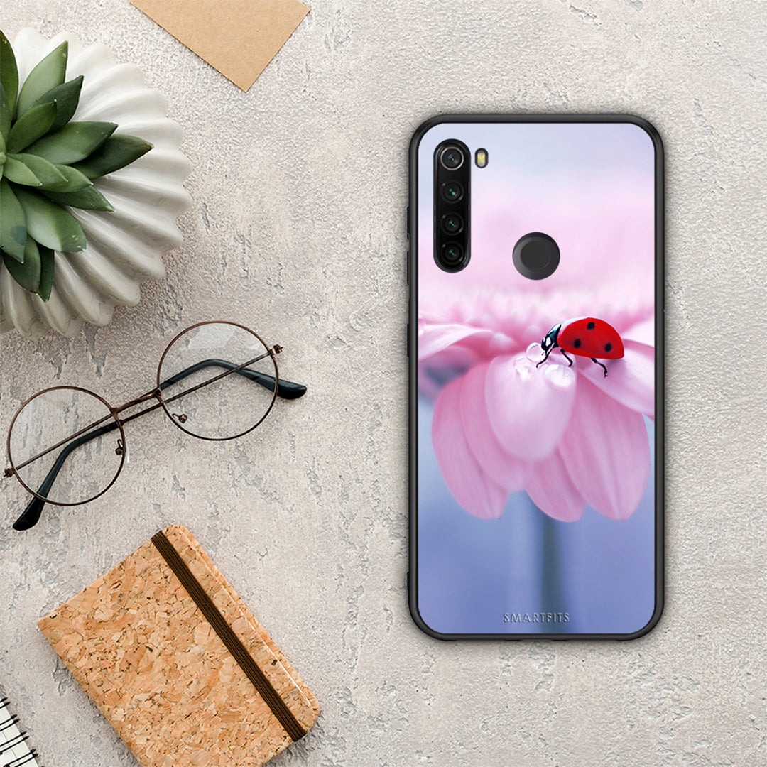 Ladybug Flower - Xiaomi Redmi Note 8T θήκη