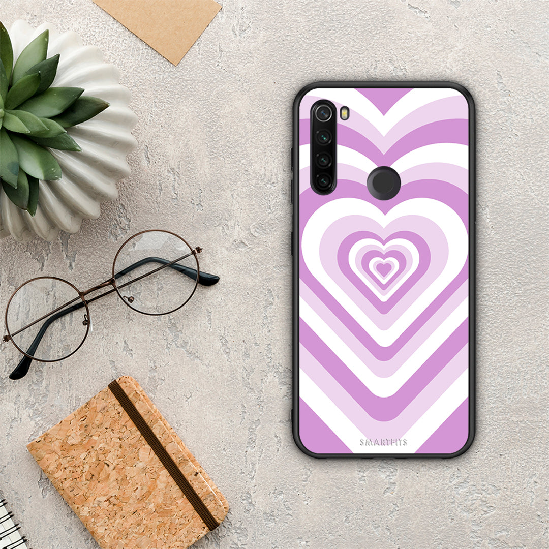 Lilac Hearts - Xiaomi Redmi Note 8T θήκη