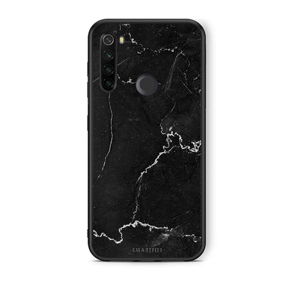 Xiaomi Redmi Note 8T Marble Black θήκη από τη Smartfits με σχέδιο στο πίσω μέρος και μαύρο περίβλημα | Smartphone case with colorful back and black bezels by Smartfits