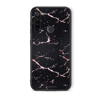 Thumbnail for 4 - Xiaomi Redmi Note 8T Black Rosegold Marble case, cover, bumper