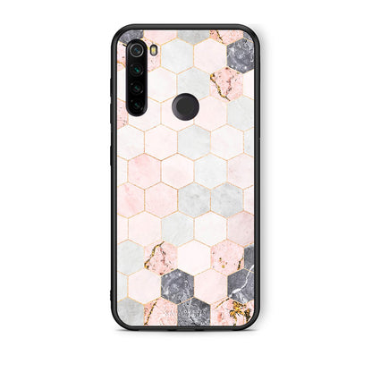 Marble Hexagon Pink - Xiaomi Redmi Note 8T θήκη