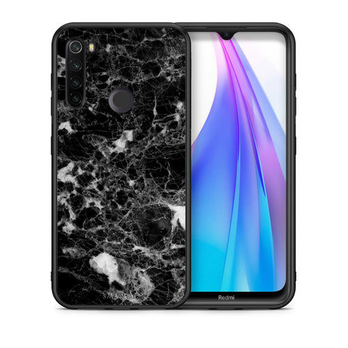 Θήκη Xiaomi Redmi Note 8T Male Marble από τη Smartfits με σχέδιο στο πίσω μέρος και μαύρο περίβλημα | Xiaomi Redmi Note 8T Male Marble case with colorful back and black bezels