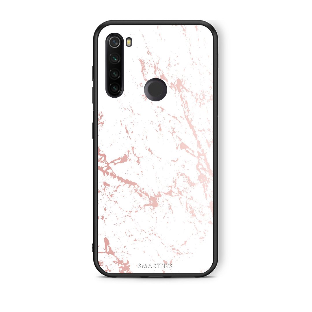 116 - Xiaomi Redmi Note 8T Pink Splash Marble case, cover, bumper