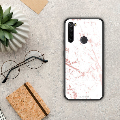 Marble Pink Splash - Xiaomi Redmi Note 8T θήκη