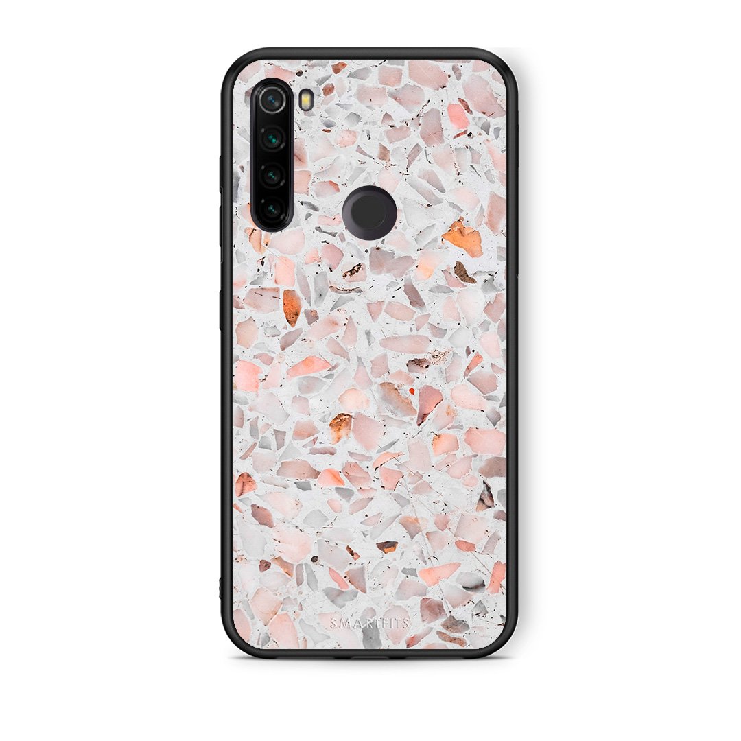 Xiaomi Redmi Note 8T Marble Terrazzo θήκη από τη Smartfits με σχέδιο στο πίσω μέρος και μαύρο περίβλημα | Smartphone case with colorful back and black bezels by Smartfits