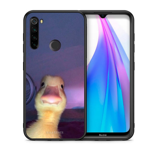 Θήκη Xiaomi Redmi Note 8T Meme Duck από τη Smartfits με σχέδιο στο πίσω μέρος και μαύρο περίβλημα | Xiaomi Redmi Note 8 Meme Duck case with colorful back and black bezels
