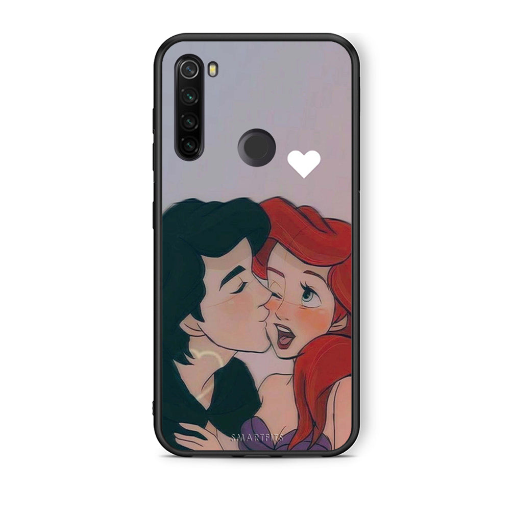 Xiaomi Redmi Note 8T Mermaid Love Θήκη Αγίου Βαλεντίνου από τη Smartfits με σχέδιο στο πίσω μέρος και μαύρο περίβλημα | Smartphone case with colorful back and black bezels by Smartfits
