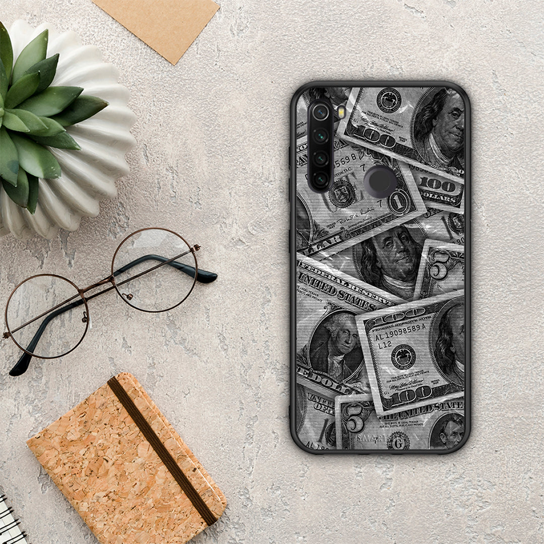 Money Dollars - Xiaomi Redmi Note 8T θήκη