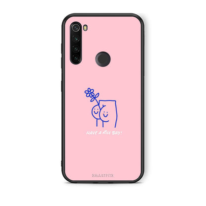 Xiaomi Redmi Note 8T Nice Day θήκη από τη Smartfits με σχέδιο στο πίσω μέρος και μαύρο περίβλημα | Smartphone case with colorful back and black bezels by Smartfits
