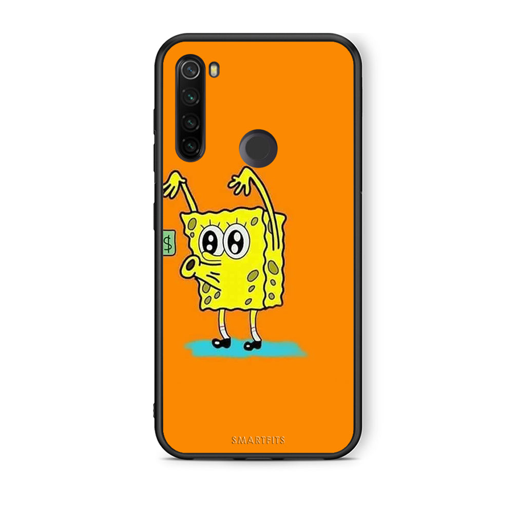 Xiaomi Redmi Note 8T No Money 2 Θήκη Αγίου Βαλεντίνου από τη Smartfits με σχέδιο στο πίσω μέρος και μαύρο περίβλημα | Smartphone case with colorful back and black bezels by Smartfits