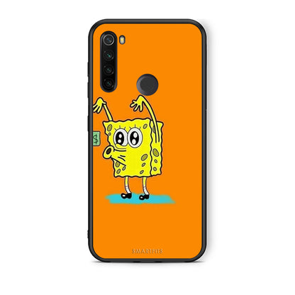 Xiaomi Redmi Note 8T No Money 2 Θήκη Αγίου Βαλεντίνου από τη Smartfits με σχέδιο στο πίσω μέρος και μαύρο περίβλημα | Smartphone case with colorful back and black bezels by Smartfits