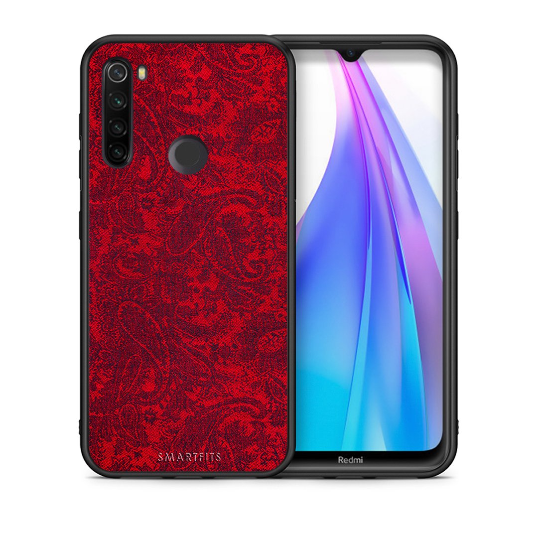 Θήκη Xiaomi Redmi Note 8T Paisley Cashmere από τη Smartfits με σχέδιο στο πίσω μέρος και μαύρο περίβλημα | Xiaomi Redmi Note 8 Paisley Cashmere case with colorful back and black bezels