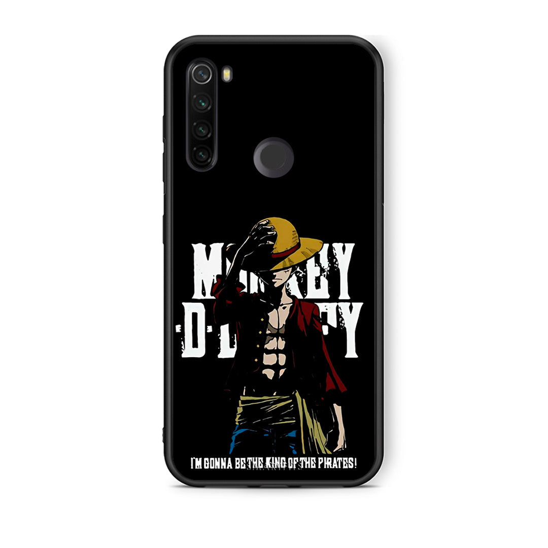 Xiaomi Redmi Note 8T Pirate King θήκη από τη Smartfits με σχέδιο στο πίσω μέρος και μαύρο περίβλημα | Smartphone case with colorful back and black bezels by Smartfits