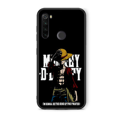 Xiaomi Redmi Note 8T Pirate King θήκη από τη Smartfits με σχέδιο στο πίσω μέρος και μαύρο περίβλημα | Smartphone case with colorful back and black bezels by Smartfits